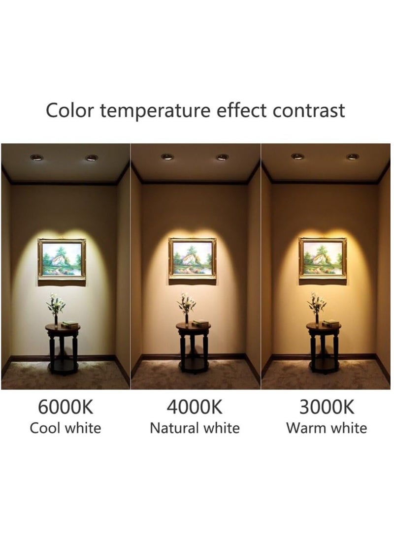 SOLARAE 6 Pack GU10 LED Bulbs - Halogen Equivalent, 550lm, 4000K Natural White- 40¬∞ Beam Angle Spotlight, UL Listed, Non-Dimmable - Image 5