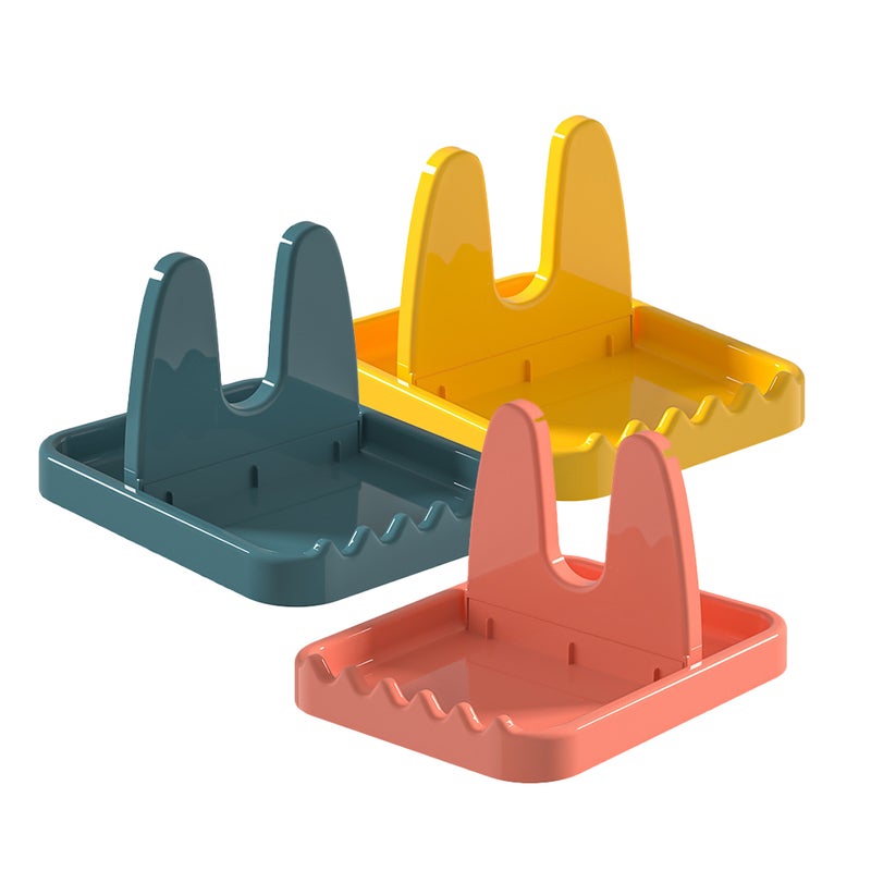 3pcs Foldable Lid Rest Pan Lid Storage Pan Lids Organizer Lid Stand - Image 3