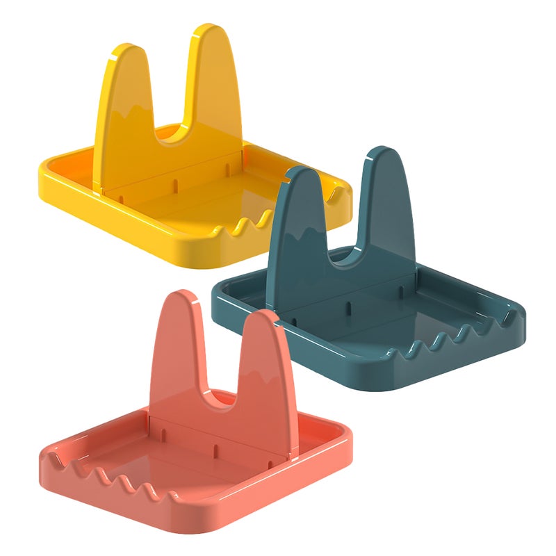 3pcs Foldable Lid Rest Pan Lid Storage Pan Lids Organizer Lid Stand - Image 5