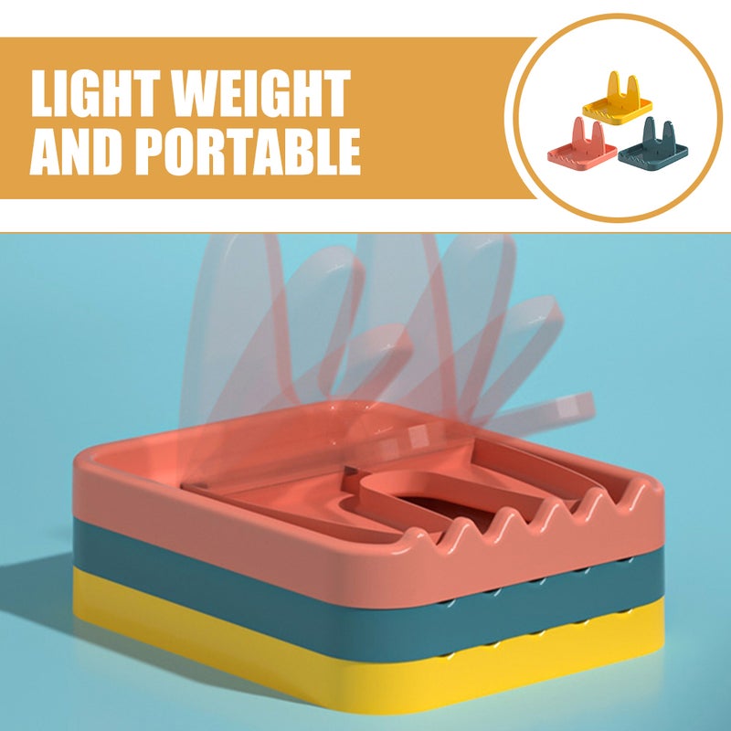 3pcs Foldable Lid Rest Pan Lid Storage Pan Lids Organizer Lid Stand - Image 2