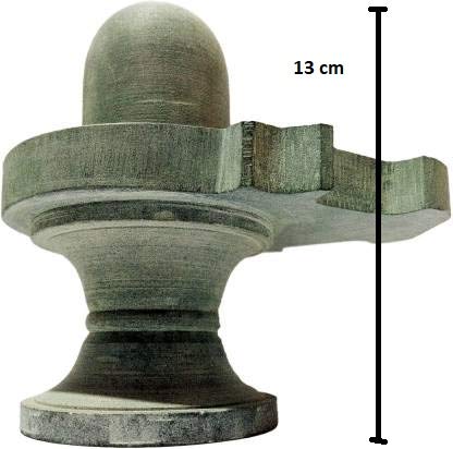 athizay Stone Shivling Statue Made up of Gorara Stone Handcrafted Shiva Lingam Available in Black and Grey in Different Sizes (13 CM), Religious - Image 2
