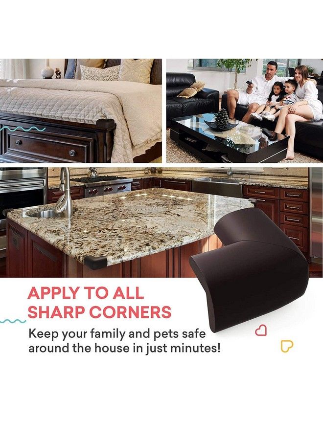 Leeonz Corner Guards ; Corner Protectors For Baby Safety ; Furniture Table Safety Bumper ; With 3M Tape (Pack Of 8) - Image 5