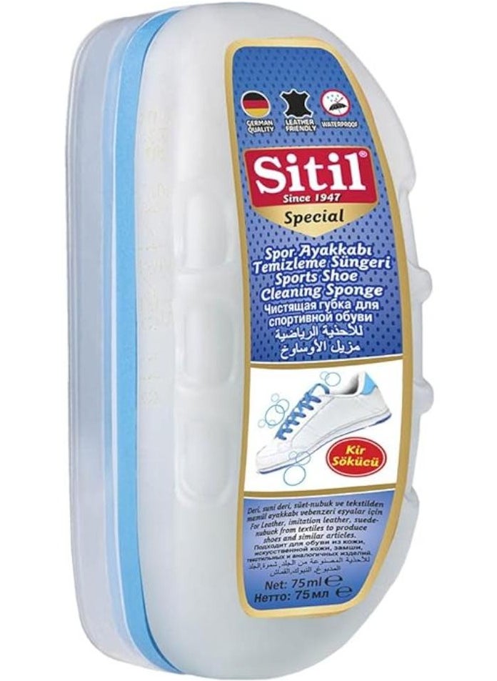 Sitil - Special Cleaning Sponge With Dispenser For All Sports Shoes Types 75ML (packaging may vary) - Image 1