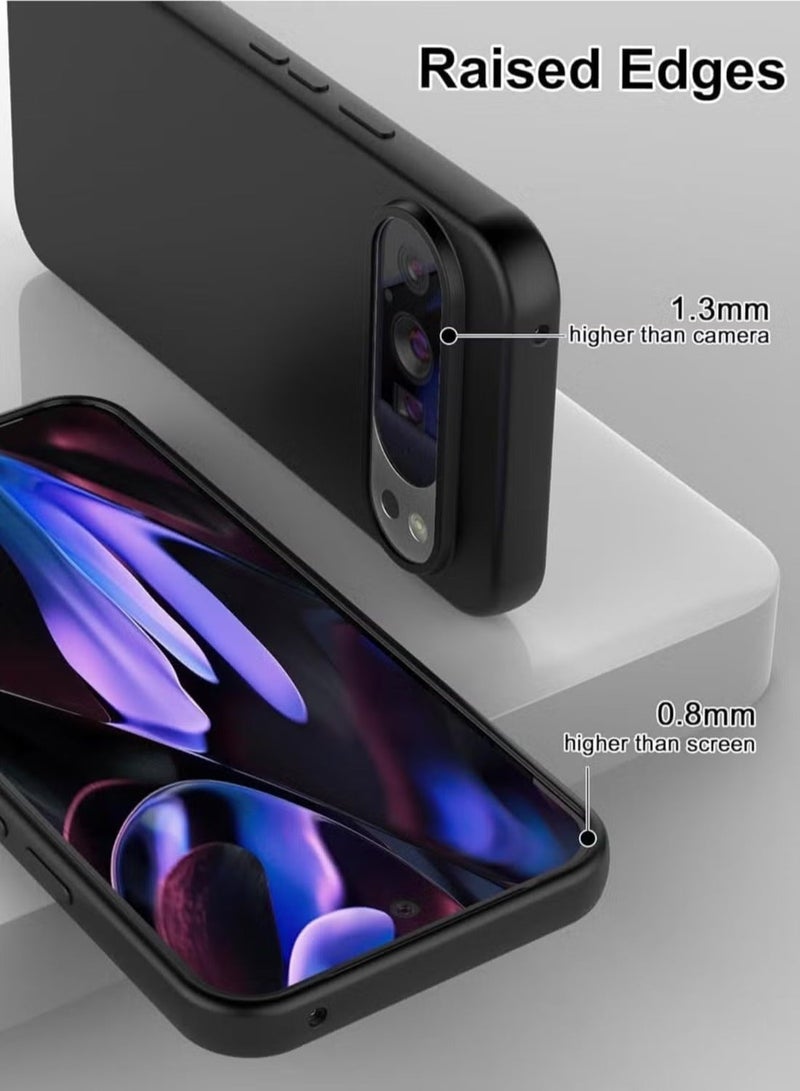 MUNTAQI Google Pixel 9 Pro XL Case Cover - Liquid Silicone, Anti-Scratch, Shockproof Protective Case, Anti-Fingerprint, Anti-Drop Slim Fit Cover for Pixel 9 Pro XL - Image 4