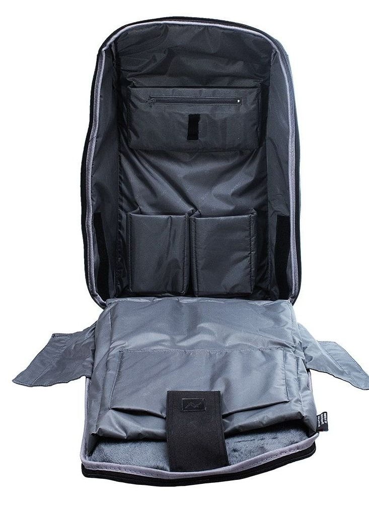 LAVVENTO - Lavvento (BG56) Discovery Laptop Anti-Theft Hard Backpack fits up to 15.6" - BLACK - Image 1