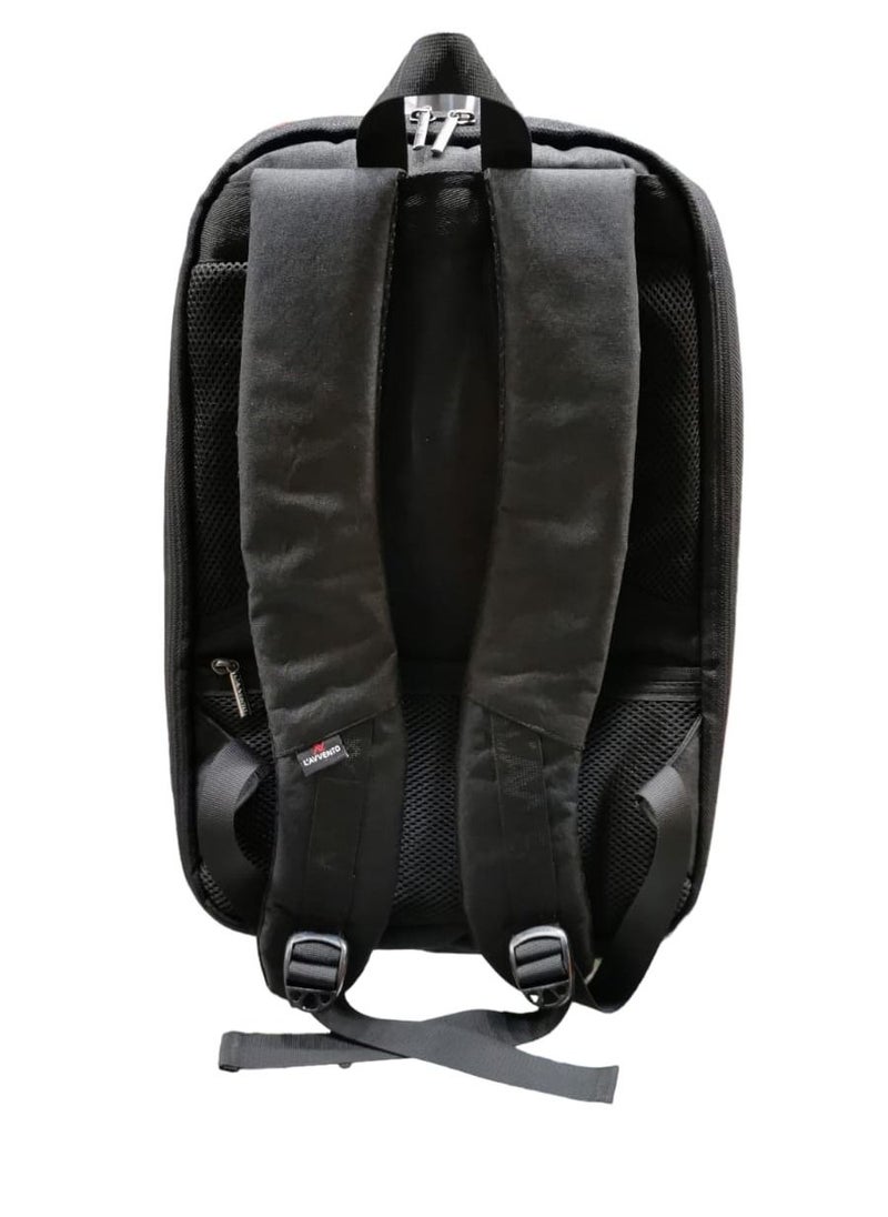LAVVENTO - Lavvento (BG56) Discovery Laptop Anti-Theft Hard Backpack fits up to 15.6" - BLACK - Image 1