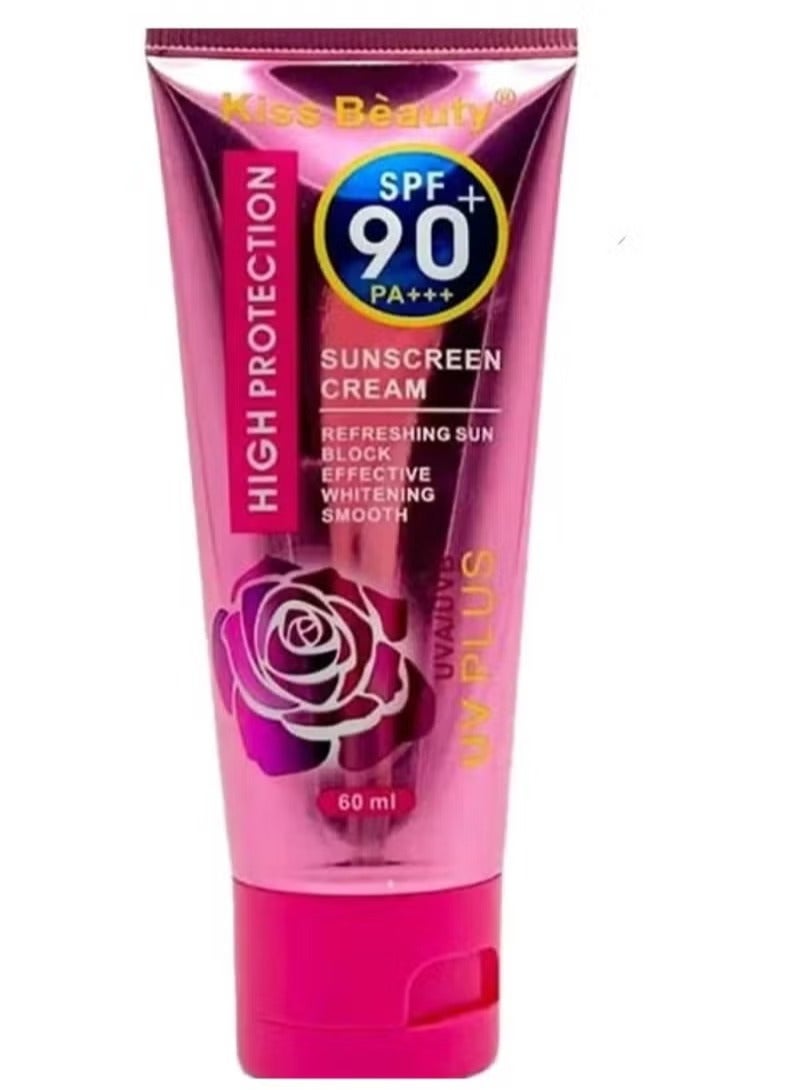 كيس بيوتي كريم حماية عالية من الشمس 90+، 60 مل - Image 1