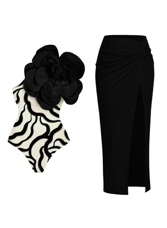 KUYING New One-Piece Conservative Swimsuit - Image 1