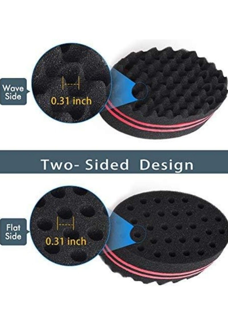 Dynamix Twist Hair Sponge Barber Hair Brush Sponge Styling Tool For Afro Curl Coils Dreadlocks - Image 4
