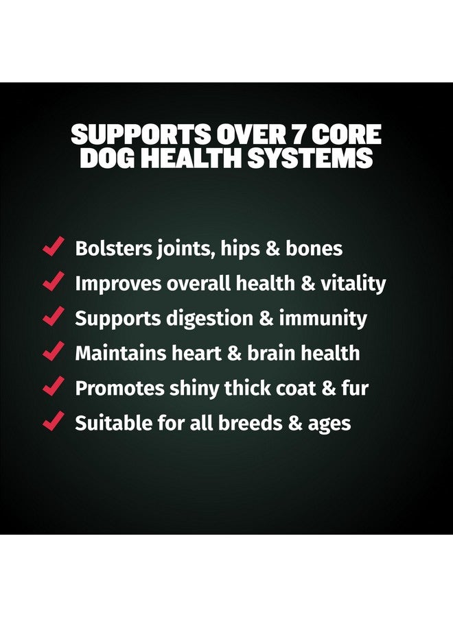 بولي ماكس مسحوق بولي ماكس متعدد الفيتامينات ٧ في ١ لصحة ومناعة الكلاب - مكملات غذائية غنية بفيتامينات أوميجا ٣ لصحة الجهاز المناعي والقلب والجهاز الهضمي والمفاصل - فيتامينات للجراء والكلاب البالغة لجميع السلالات، عبوة ١٣ أونصة - Image 2