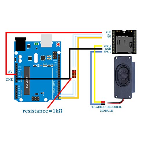 CQRobot Speaker 3 Watt 8 Ohm Compatible with Arduino Motherboard, 2.54mm Dupont Interface. It is Ideal for a Variety of Small Electronic Projects. - Image 5