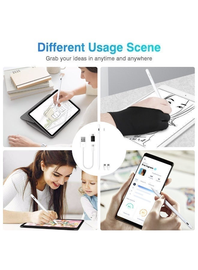 Samsung Galaxy A9+ (2025) Keyboard Case - Detachable 7-Color Backlit Bluetooth Keyboard, Flip Cover with Stand & S-Pen Slot, Auto Wake/Sleep, Includes Bluetooth Mouse, Screen Protector & Keyboard Cover ,Pink - Image 4