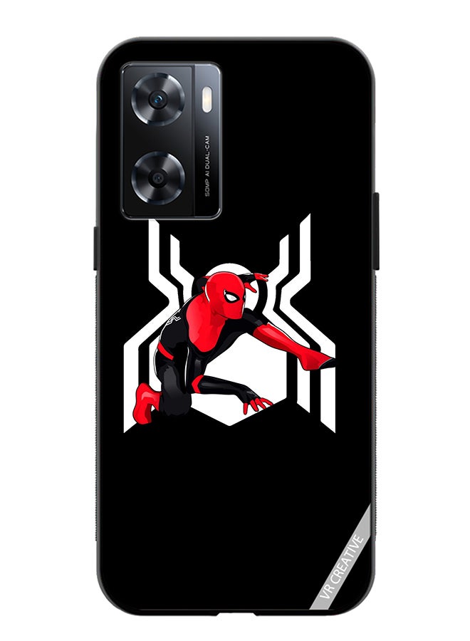 VR CREATIVE Protective Case Cover For Oppo A57/A77s Spiderman Design Multicolour - Image 1