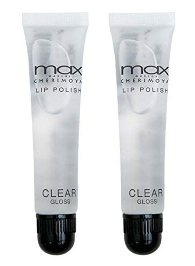 Cherimoya MAX Makeup Clear Lip Polish (2 Pieces) - Image 2
