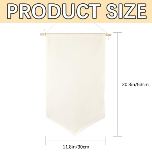 OKBA 3 PCS Canvas Banners Wall Hanging Brooch Jewelry Storage Case Stand Enamel Pin Display Sublimation blank BannerHolder Earrings Necklace Pin Collection Organizer - Image 3