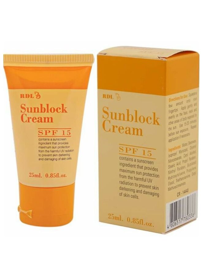 Generic Sunscreen cream with SPF 25 ml 