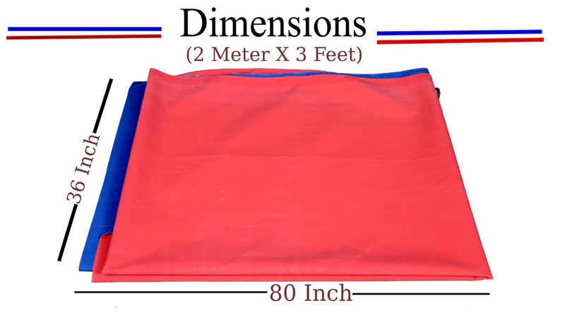 Rilekh Waterproof Dry Rubber Bed Sheet Regular Cover Toddler, Sleeping Mattress Protector, Non Absorbent Reusable Bed Protector for Baby and Adult (2 Meter ((L- 80INCH X W- 36INCH) Full Bed) - Image 3