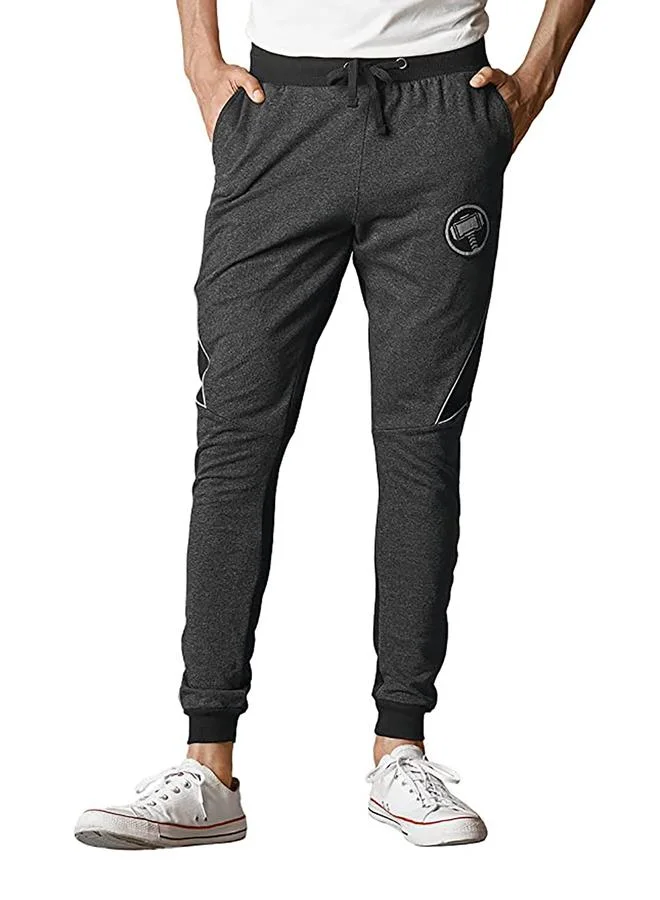 The Souled Store Men Olive Slim Fit Cuffed Joggers