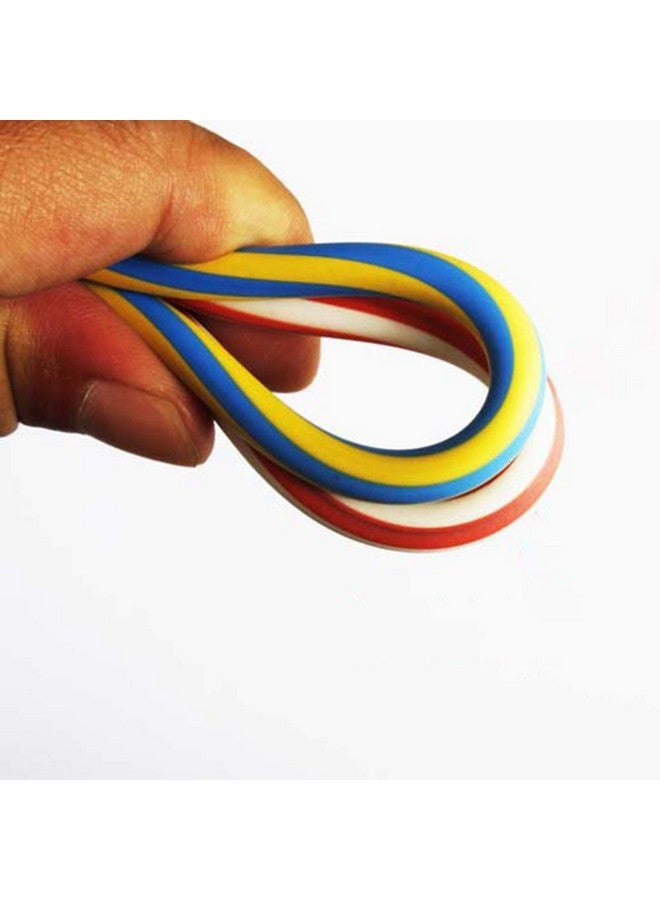 Hamiggaa 35 Pcs Colorful Flexible Soft Pencil,Striped Magic Bendy Pencil With Eraser,Bendable Pencil For Valentine'S Day,Children And Students,Classroom Gifts,Back To School Supplies - Image 4