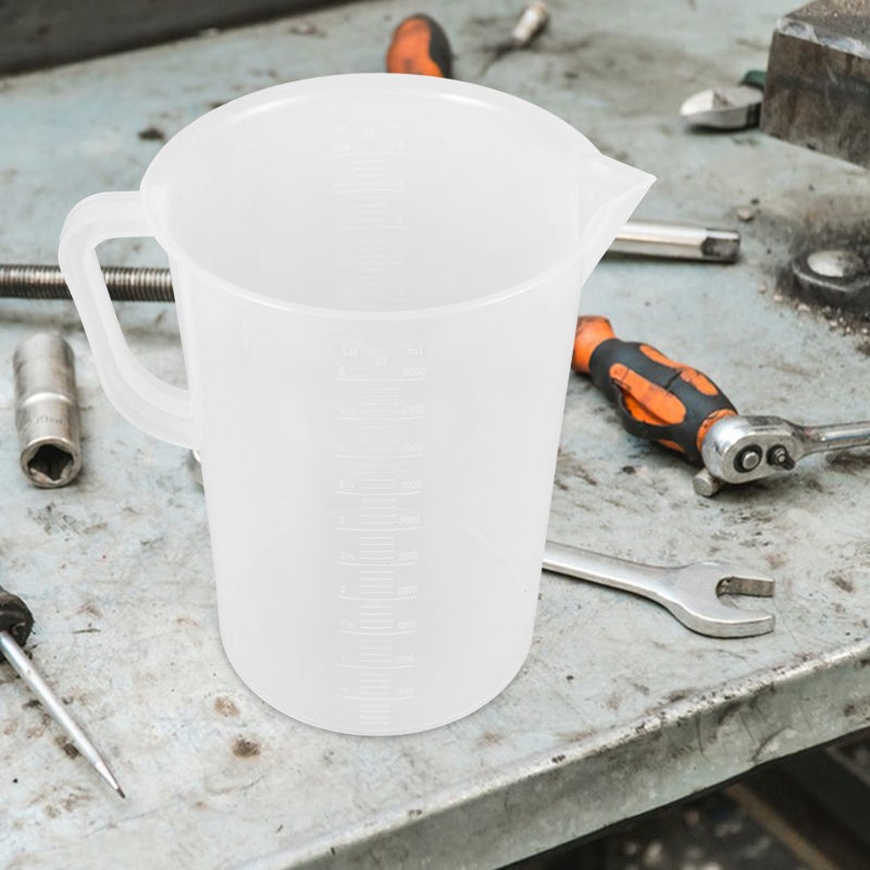 Scaled Measuring Cup Oil Measuring Cup Handled Liquid Measuring Pitcher 5000ml - Image 4
