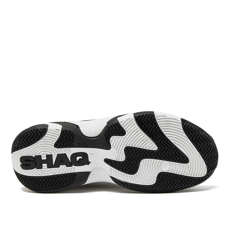SHAQ Devastator 2.0 High Top Basketball Shoes for Men, Indoor or Outdoor Court Basketball Mens Sneakers - Black, White, Green or Blue Size 8 to 13 - Black/White, 10 Medium - Image 5