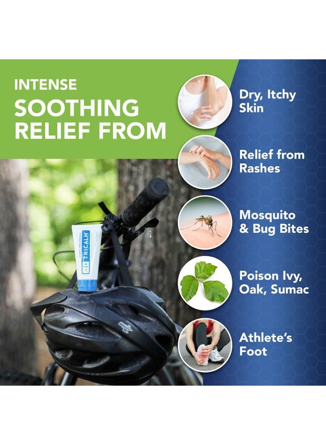 TriCalm Soothing Steroid Free Anti Itch Hydrogel For Bug Bites Eczema And More Contains No Hydrocortisone Fluid 2 Ounce Multi - Image 5