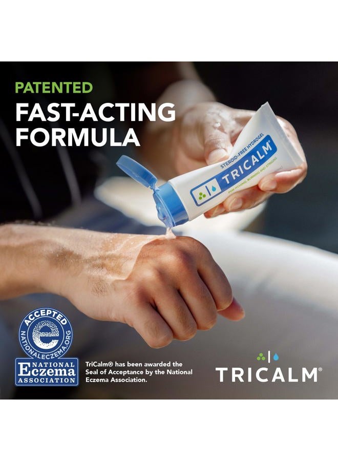 TriCalm Soothing Steroid Free Anti Itch Hydrogel For Bug Bites Eczema And More Contains No Hydrocortisone Fluid 2 Ounce Multi - Image 4