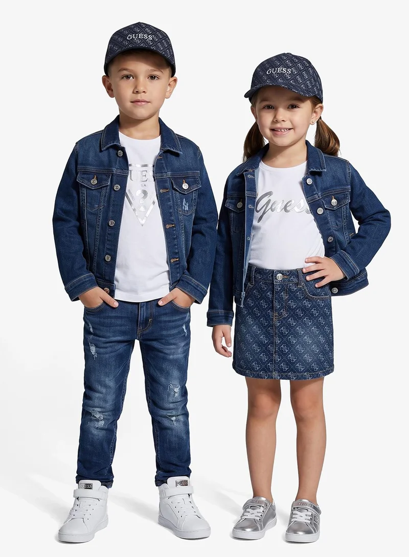 Guess 4G Allover Kids Boy_ Kids Allover Baseball Cap  | Best Price UAE