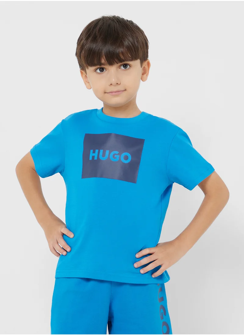 HUGO Kids Logo T-Shirt