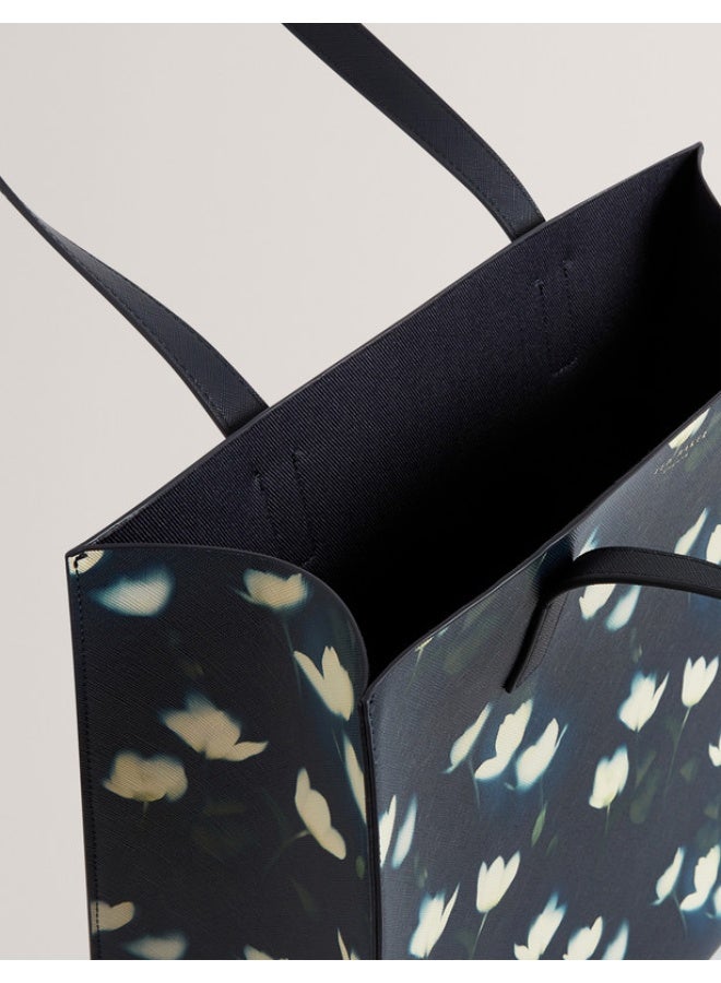 Ted Baker حقيبة أيقونية مطبوعة بتصميم توليب كبير - Image 4