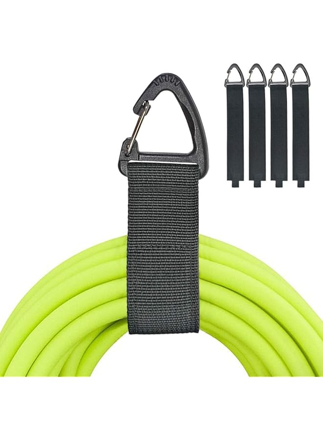 PROMASS 4 PCS Extension Cord Holder Organizer, Extension Cord Hanger for Garage Organization and Storage, 40cm Heavy Duty Storage Strap for Extension Cord within 100ft - Image 1