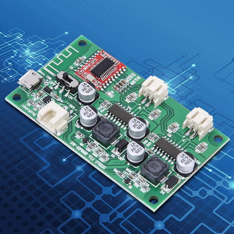 HF69B 2x6W Audio Amplifier Board Low Standby Heating Compatible with Lithium Batteries - Image 2
