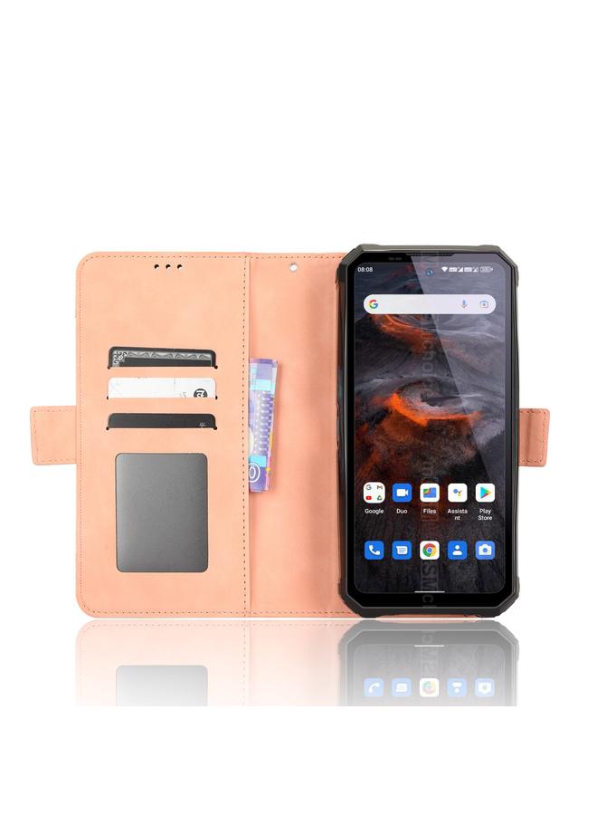 اس-توب جراب هاتف Oukitel WP19 مصنوع من الجلد وملمس جلد العجل وفتحات للبطاقات - Image 5