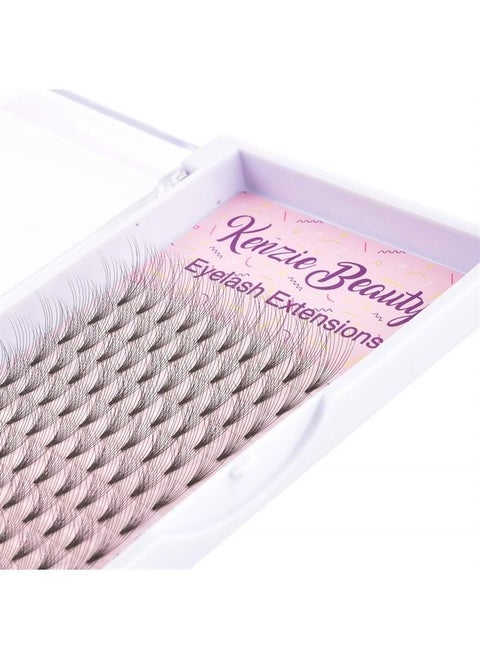 Premade Fans Eyelash Extension 10D 0.07 D Curl Russian Volume Lash Extensions 8mm