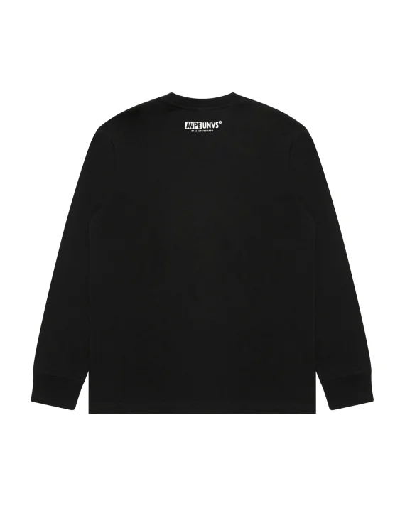 AAPE AAPEUNVS moonface long sleeve tee