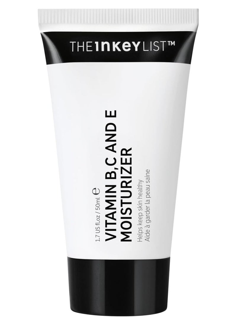 The INKEY List Vitamin B, C and E Lightweight Daily Face Moisturiser to Keep Skin Healthy 50ml