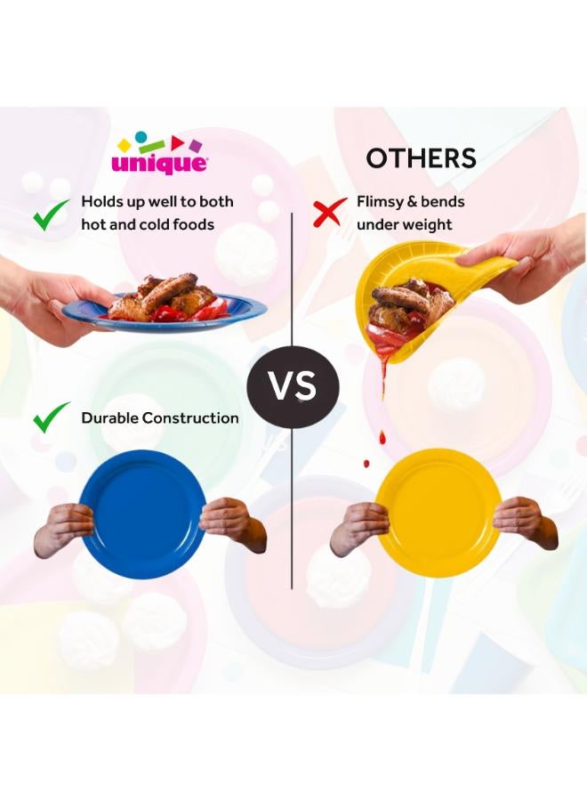 Unique Ruby Red Round Plate 7" - Image 3