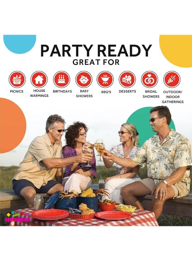 Unique Ruby Red Round Plate 7" - Image 4