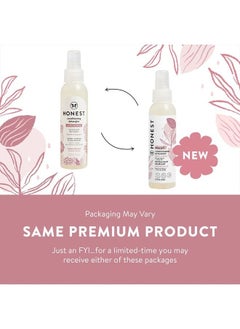 The Honest Company Conditioning Hair Detangler | Leave-in Conditioner + Fortifying Spray | Tear-free, Cruelty-Free, Hypoallergenic | Almond Nourishing, 4 fl oz  - Image 2