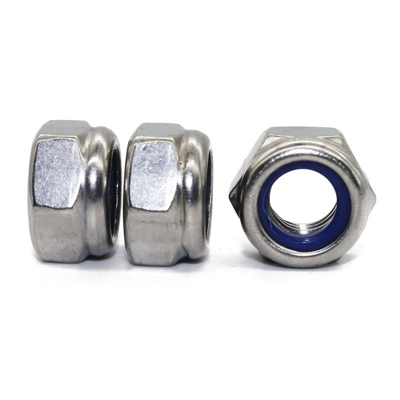 Fullerkreg 20 PCS 3/8-16 18-8 Stainless Steel Nylon Insert Lock Nut by - Image 1