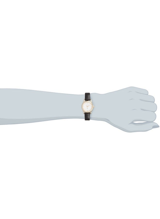 Sonata Quartz Analog White Dial Leather Strap Watch for Women-NS8925YL01W - Image 4