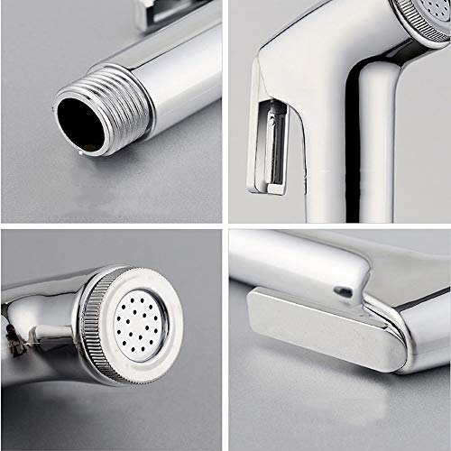 SBD HF300C0 ABS Health Faucet Gun | Hand Shower | Bidet Jet Spray Gun | Jet Spray for Toliet | 2Pc Health Faucet Gun only Chrome Finished - Image 4