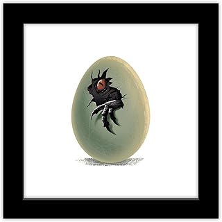 Trends International Trends International Gallery Pops Jurassic World - Hatching Baby Raptor Wall Art, Black Framed Version, 12' x 12'  - Image 1