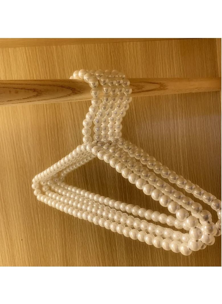 Red Dot Gift 5-Pack 39cm Peral Cloth Hangers Standard Hangers - Image 3