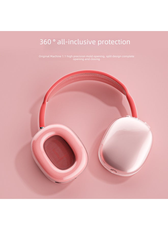 Generic - 360-degree Full-coverage Airpods Max Ear Cushion Protective Case Headset Shell Inner Cover Ultra-soft Tpu-Color:Transparent-Applicable Model:AirPods Max Inner Cover - Image 1
