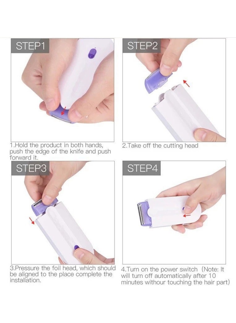 Lithium - Ion Rechargeable Hair Remover: Instant, Painless & Safe Hair Removal - Image 3