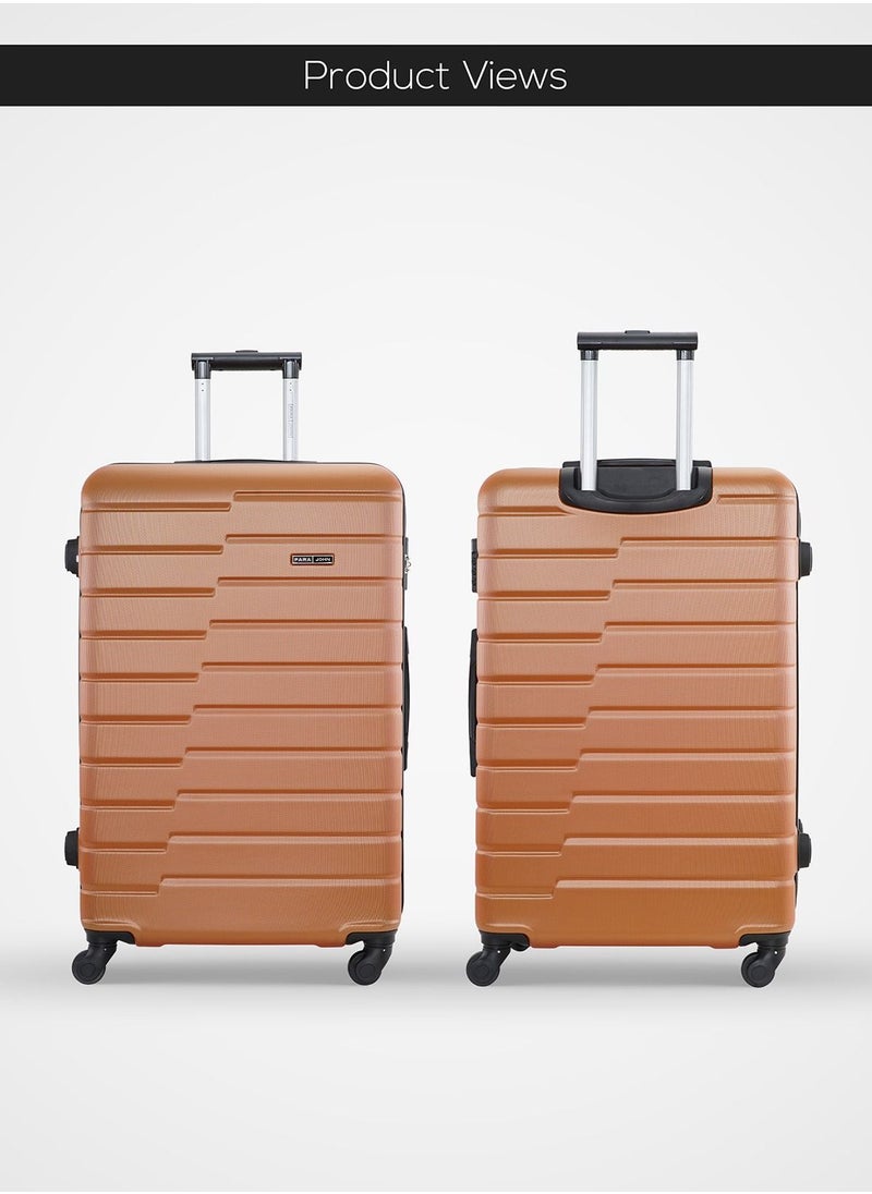 PARAJOHN - Beta Cabin Size ABS Hardside Spinner Luggage Trolley 20 Inch Orange - Image 1