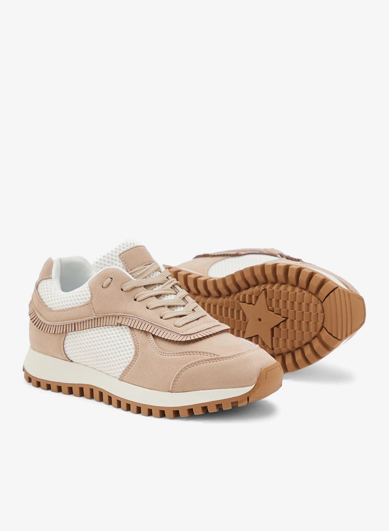 جينجر سنيكرز كاجوال بتفاصيل مقصوصة - Image 3