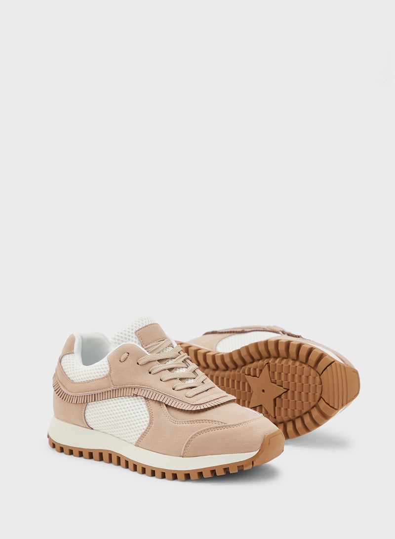 Ginger Cut Out Detail Casual Sneakers  - Image 3
