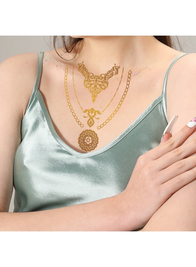 Kiffiyeh Indian henna tattoo stickers henna tattoo stickers Middle Eastern countries hot stamping tattoo stickers cross-border mixed batch - Image 2